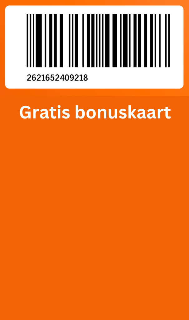Bonuskaart scannen